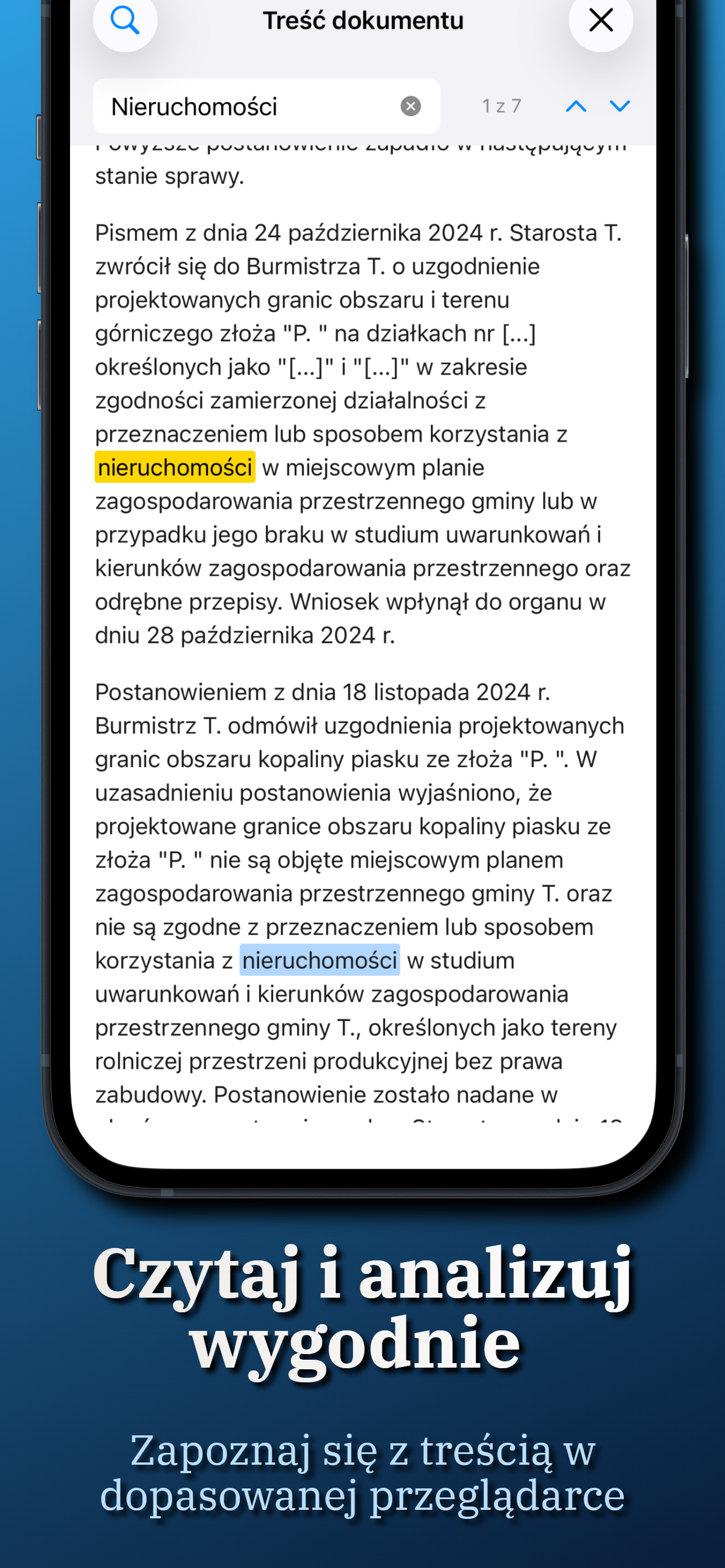 Screenshot aplikacji Baza Prawna 4
